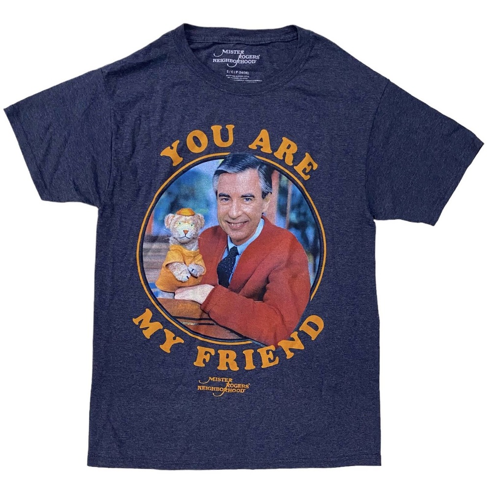 Mister Rogers' Neighborhood Men's Officially Licensed Retro Graphic Tee T-Shirt